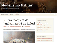 Tablet Screenshot of modelismo-militar.com